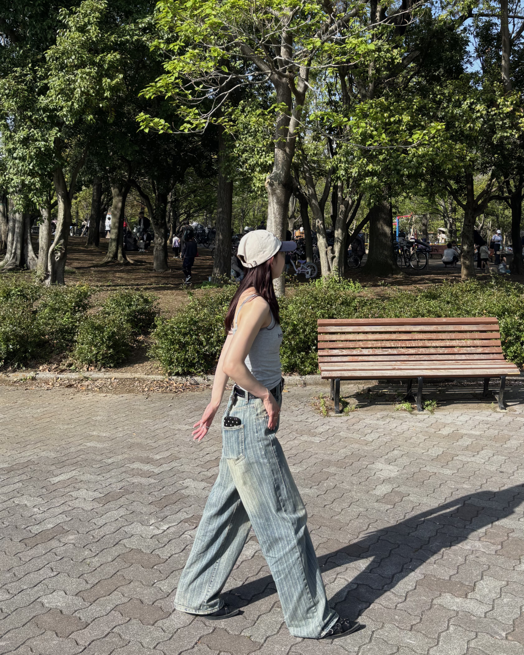 Stripe Straight Pants BB0005