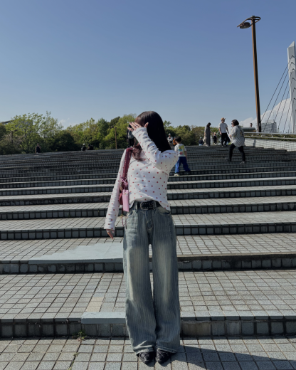 Stripe Straight Pants BB0005