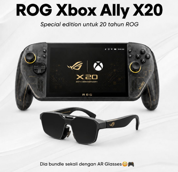 ASUS ROG Xbox Ally X20 OLED AR bundle