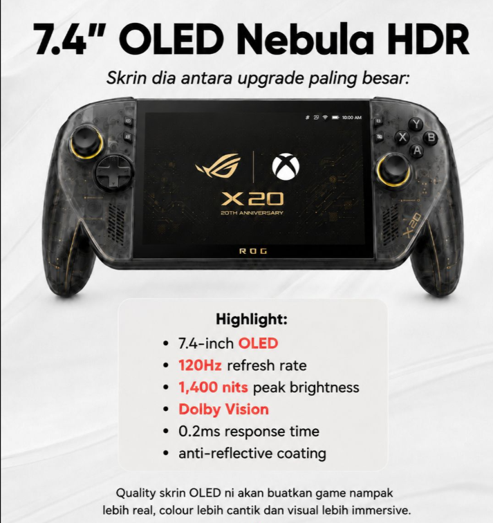 ASUS ROG Xbox Ally X20 OLED AR bundle