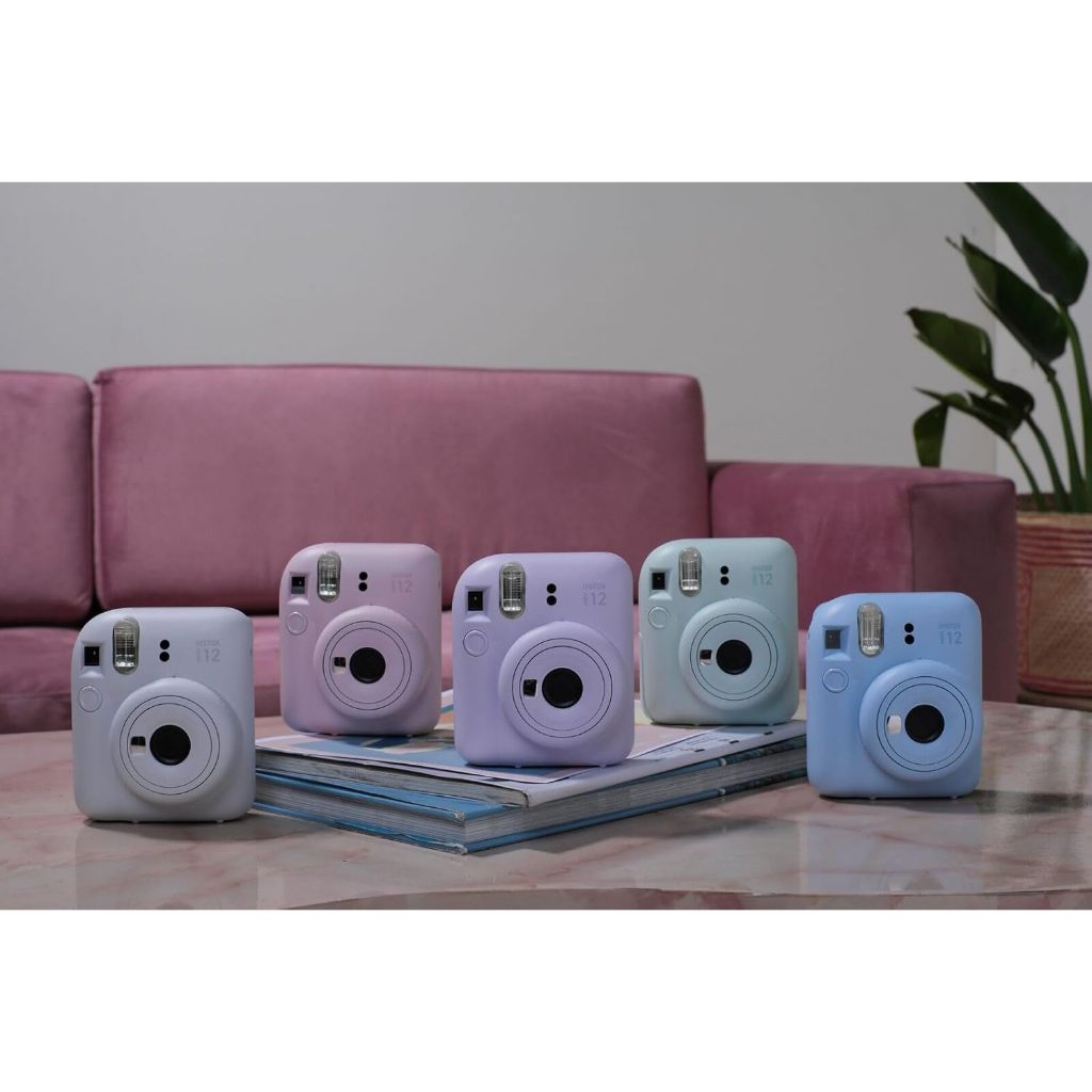 【Shipment Today】Fujifilm Instax Mini 12 Instant Film Camera-Instant Film Camera with 20 Films, 1 YEAR WARRANTY