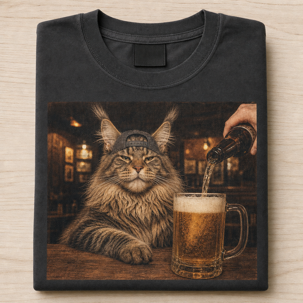 Cute Cats &Drinking Beer T-shirt