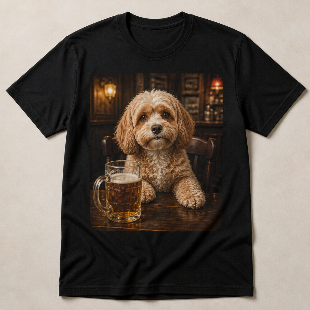 Cavapoo Weekend Pub Graphic T-shirt