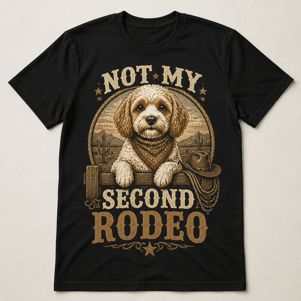 Cavapoo Second Rodeo Graphic T-shirt