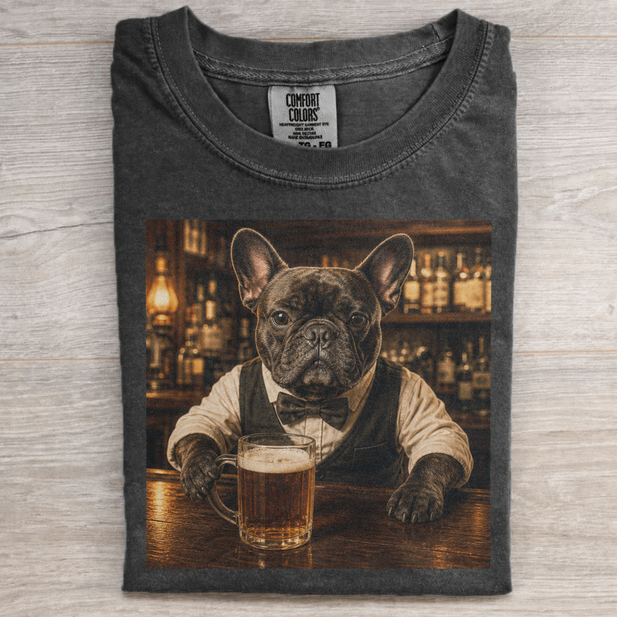 Frenchie Designated Barkeeper T-shirt