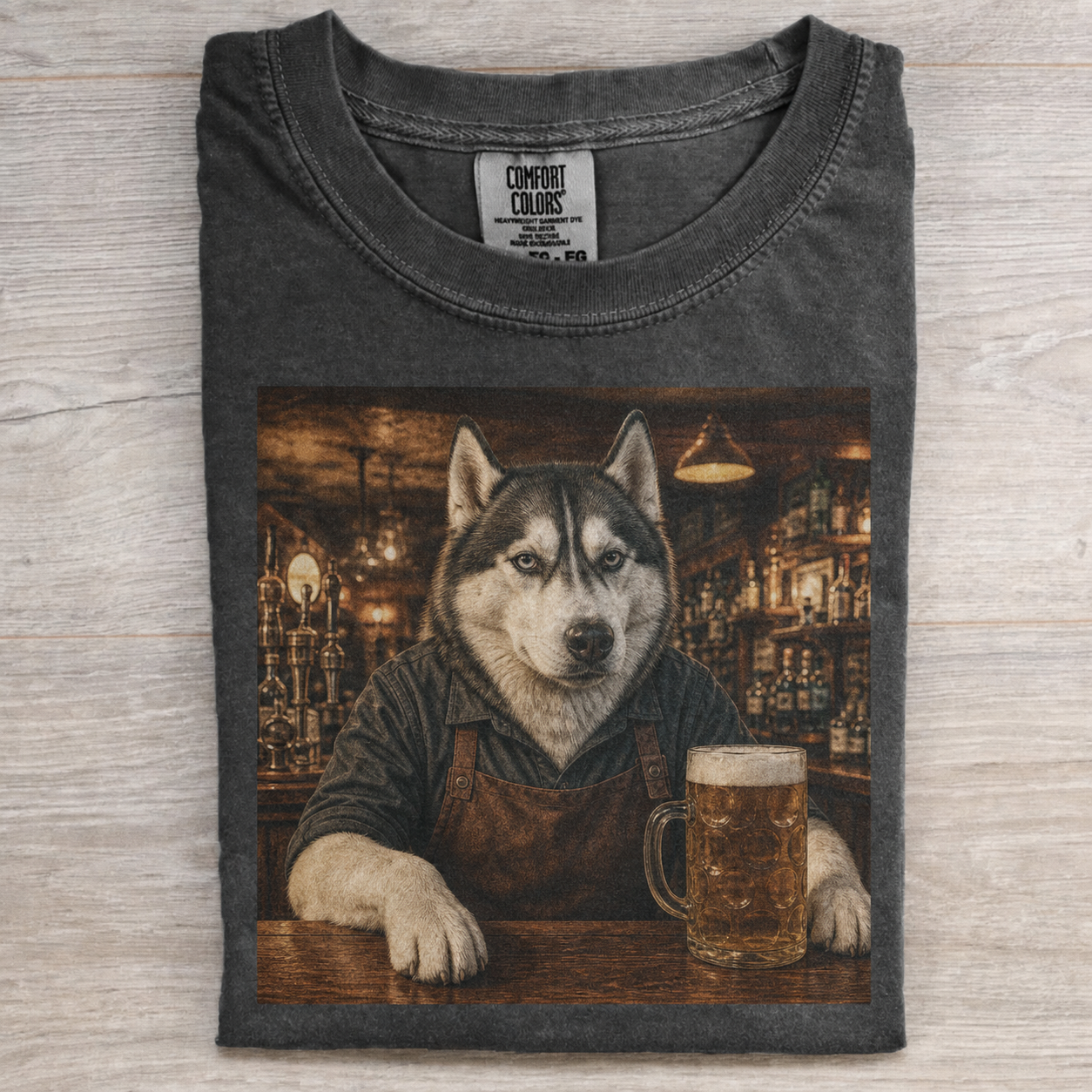 Husky Designated Barkeeper T-shirt