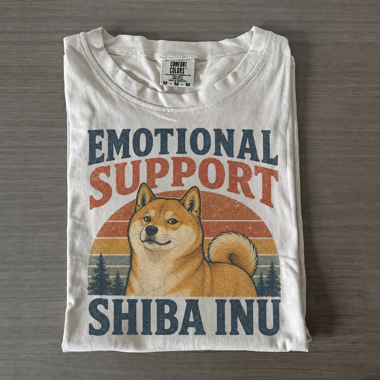 Emotional Support Shiba T-shirt