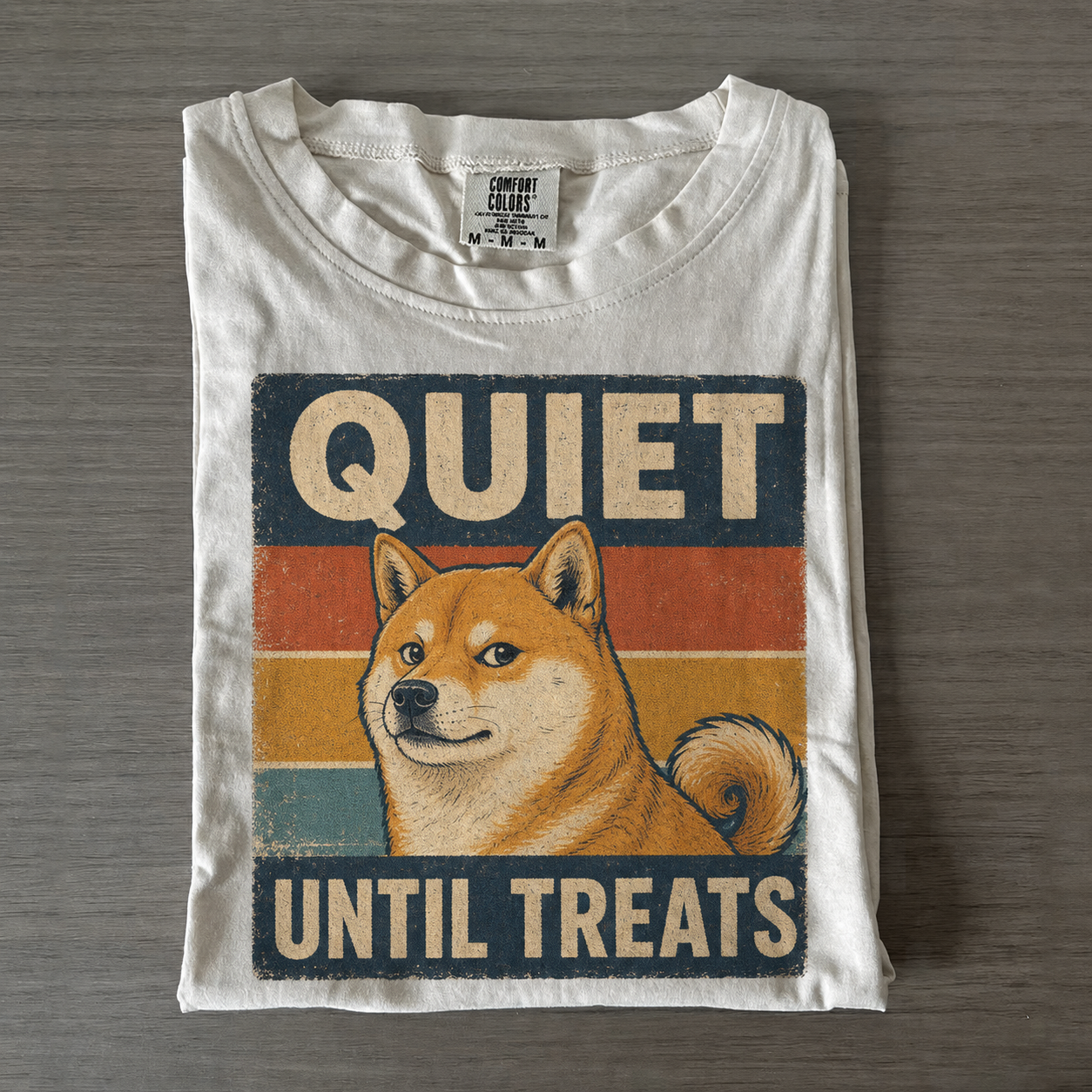 Quiet Until Treats Shiba T-shirt