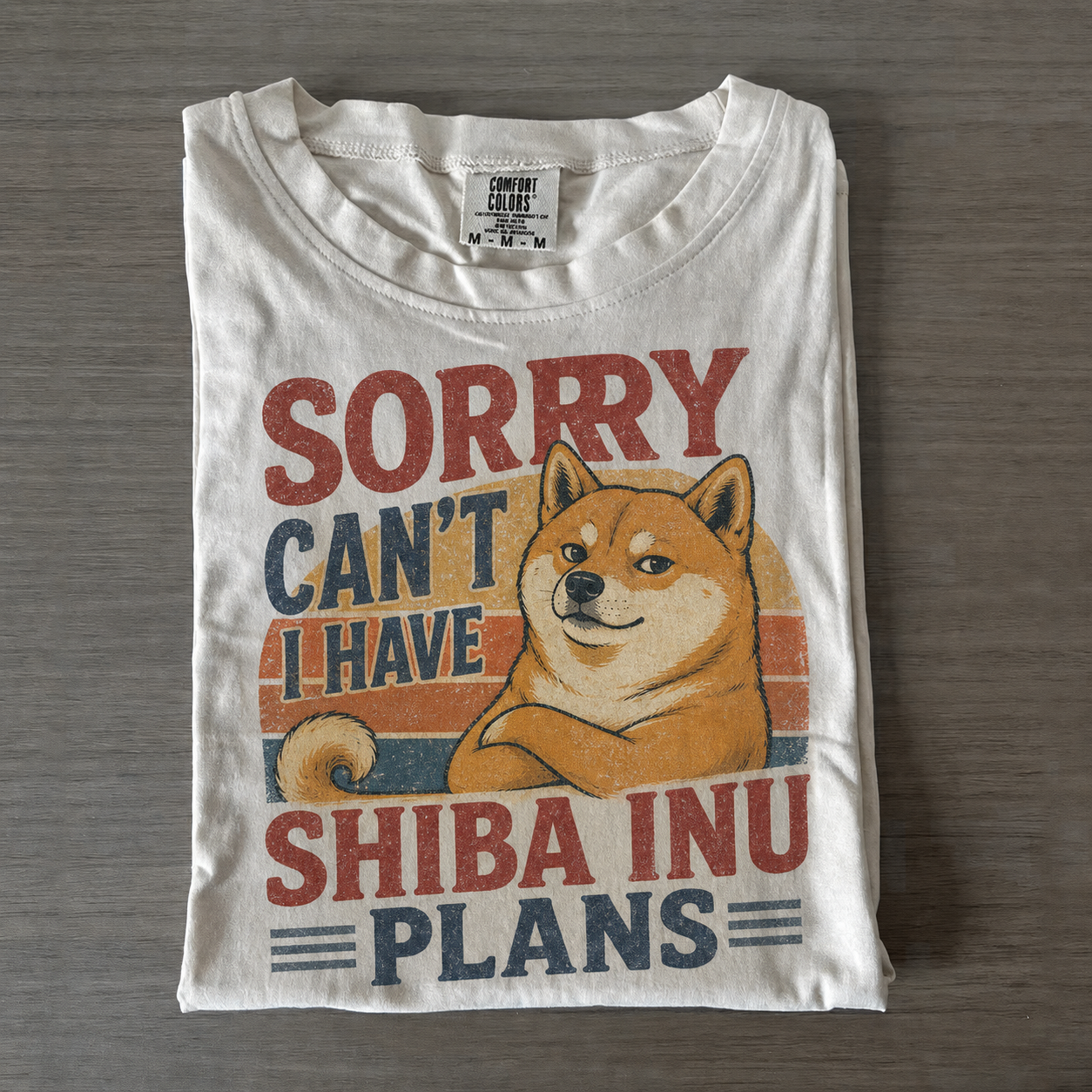 Sorry Can't Shiba Plans T-shirt