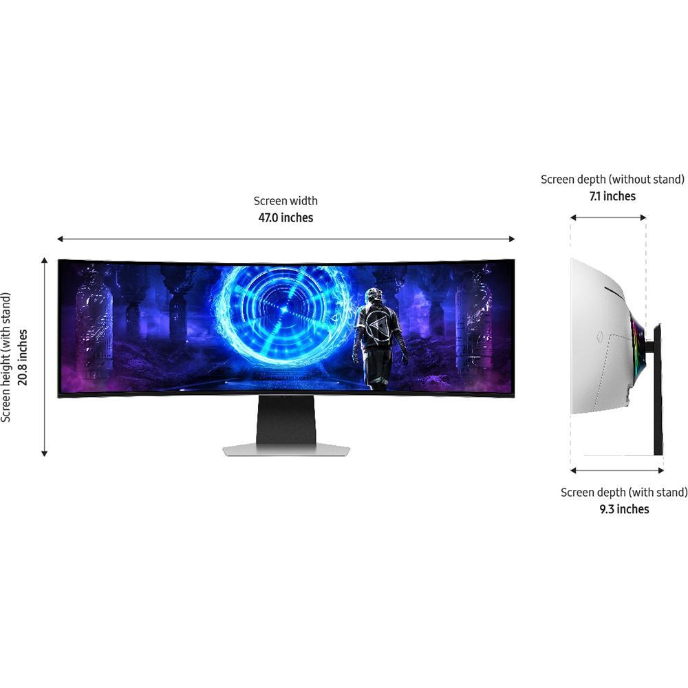 Odyssey OLED G9 (G95SD) Dual QHD 240Hz 0.03ms Curved Gaming Monitor