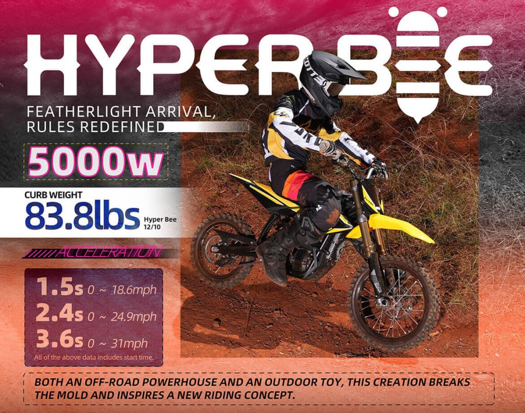 Surron hyper bee ebike