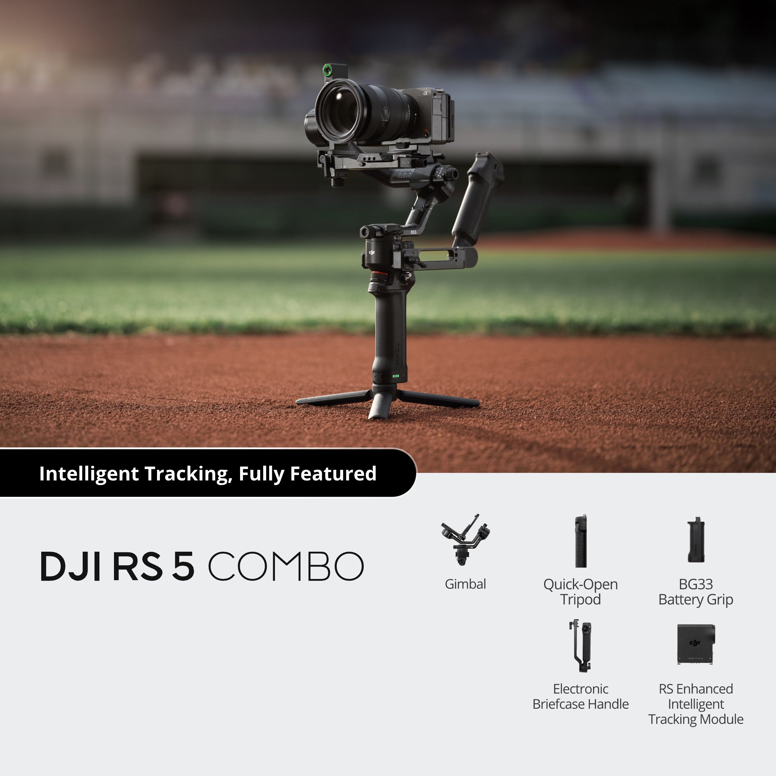 DJI RS 5 Handheld Gimbal Stabiliser Combo