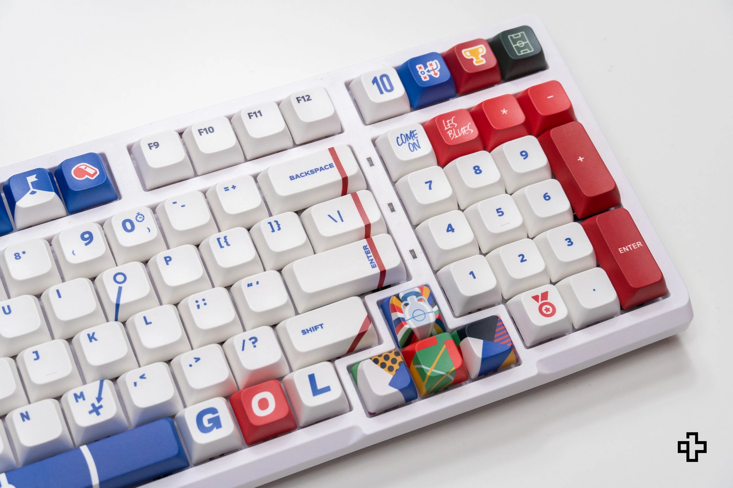 Set taste QwertyKey Euro 2024 Anglia Profil XDA Material PBT