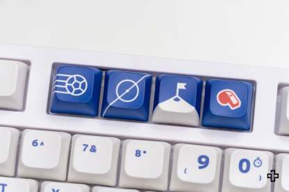 Set taste QwertyKey Euro 2024 Anglia Profil XDA Material PBT