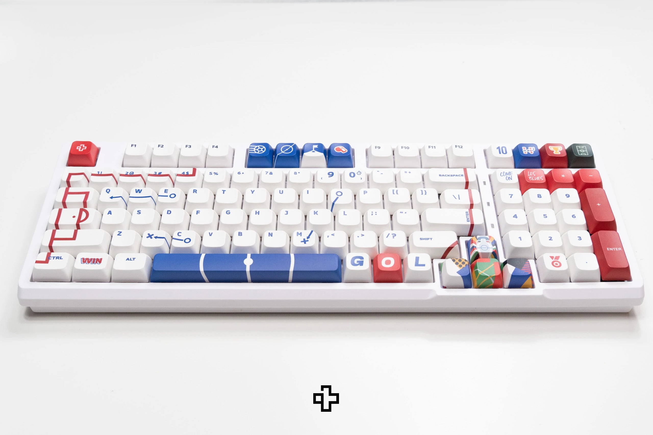 Set taste QwertyKey Euro 2024 Anglia Profil XDA Material PBT