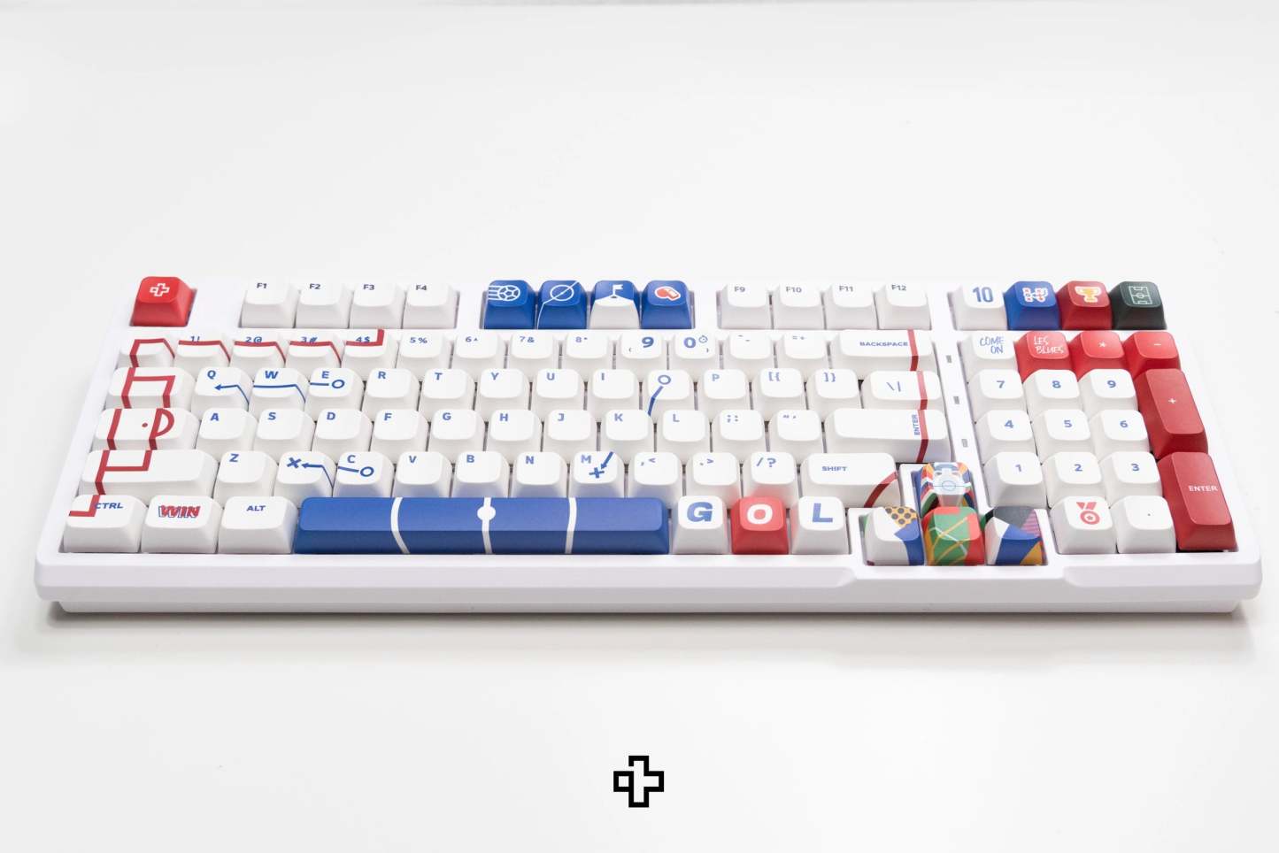 Set taste QwertyKey Euro 2024 Anglia Profil XDA Material PBT