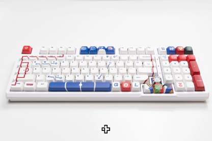 Set taste QwertyKey Euro 2024 Anglia Profil XDA Material PBT