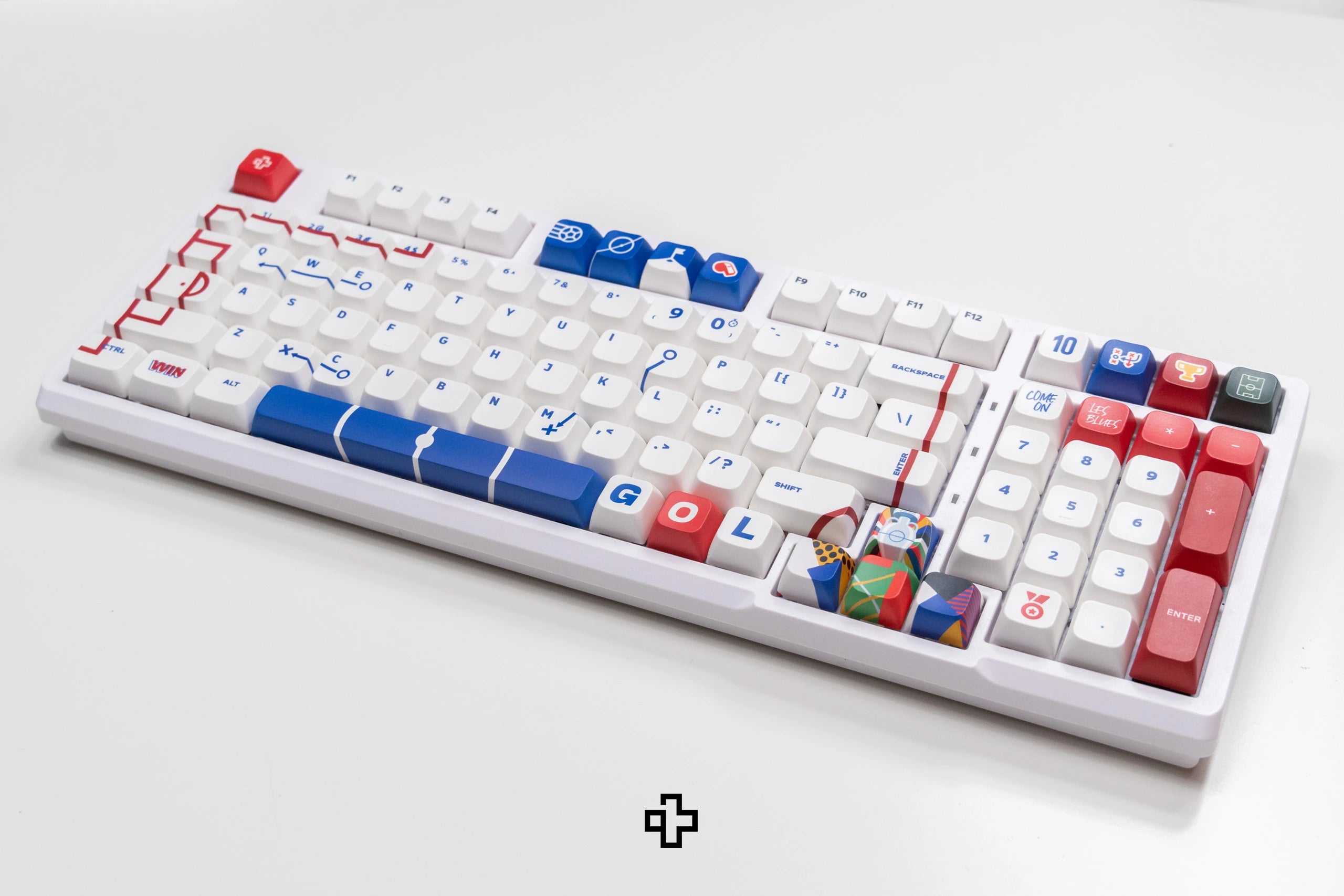 Set taste QwertyKey Euro 2024 Anglia Profil XDA Material PBT