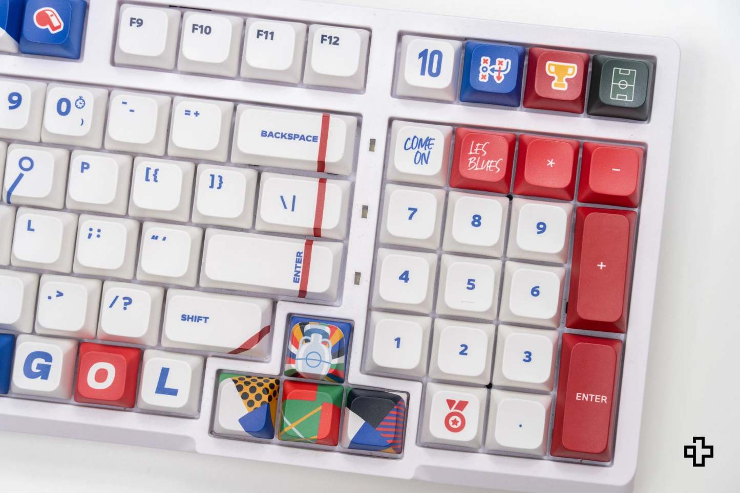 Set taste QwertyKey Euro 2024 Anglia Profil XDA Material PBT