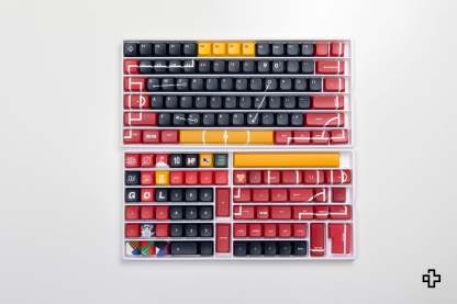 Set taste QwertyKey Euro 2024 Germania Profil XDA Material PBT