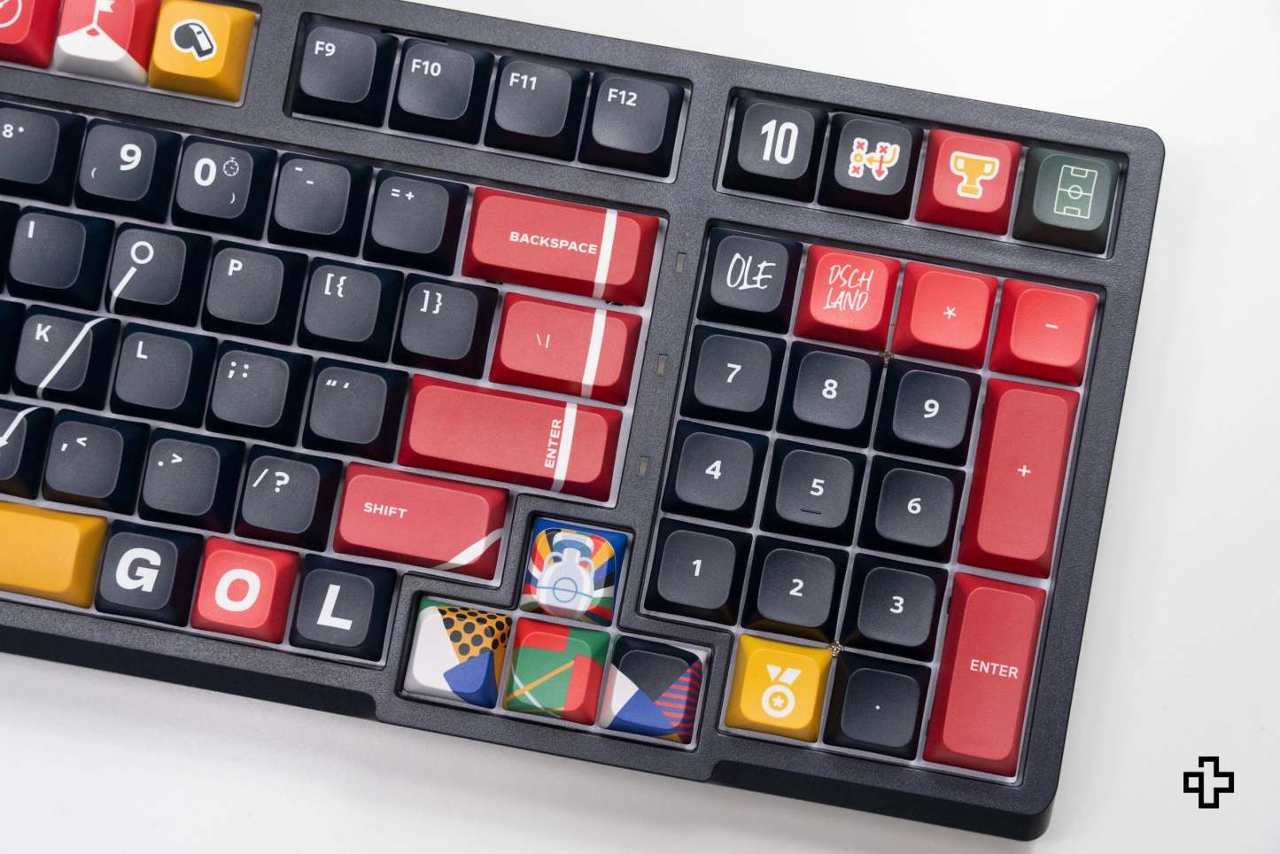 Set taste QwertyKey Euro 2024 Germania Profil XDA Material PBT