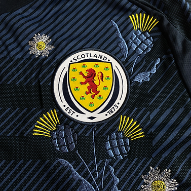 Custom-Made The Football Galx 2024 EURO Scotland Home Shirt