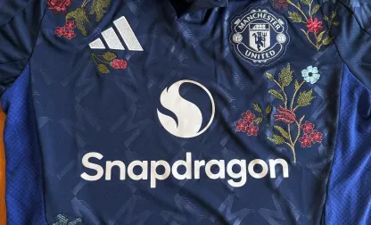 Custom-Made The Football Gal x 2024-25 Manchester United Away Shirt