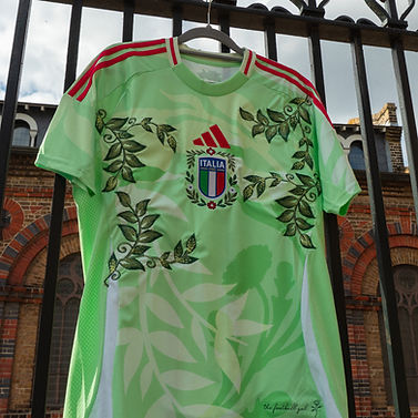 Custom-Made The Football Galx 2025-26 Italy Away Shirt