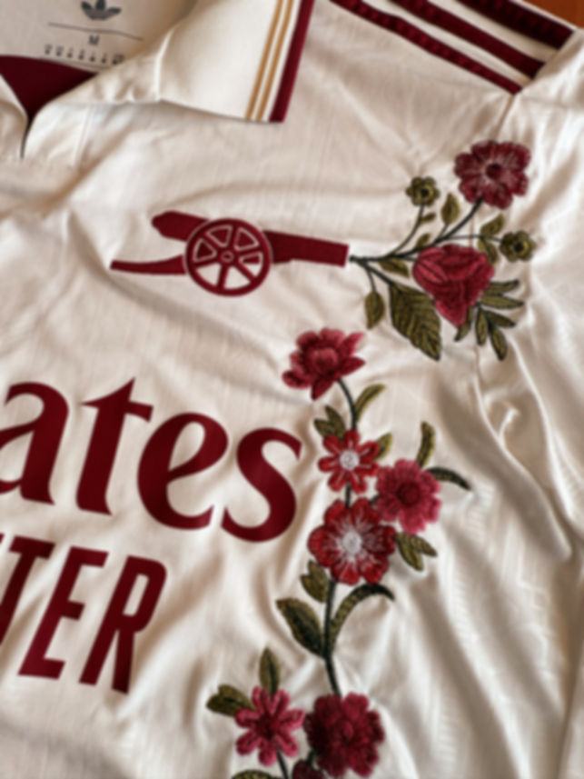 Custom-Made The Football Gal x 2025-26 Arsenal Third Shirt