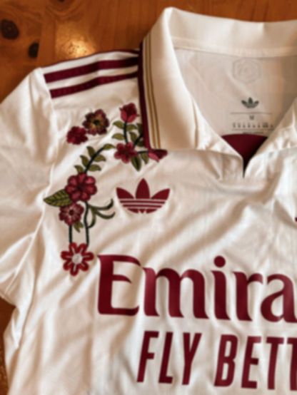 Custom-Made The Football Gal x 2025-26 Arsenal Third Shirt