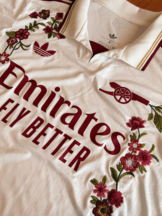 Custom-Made The Football Gal x 2025-26 Arsenal Third Shirt