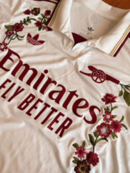 Custom-Made The Football Gal x 2025-26 Arsenal Third Shirt