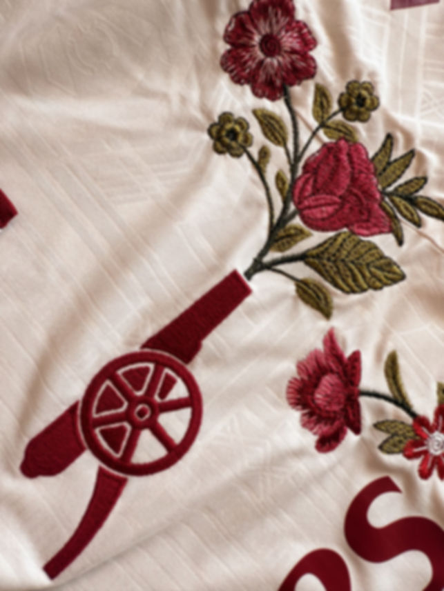 Custom-Made The Football Gal x 2025-26 Arsenal Third Shirt