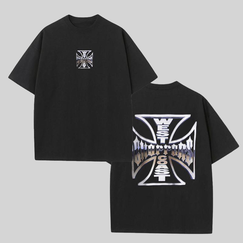 West Coast Choppers Printed Unisex Oversized T-shirts