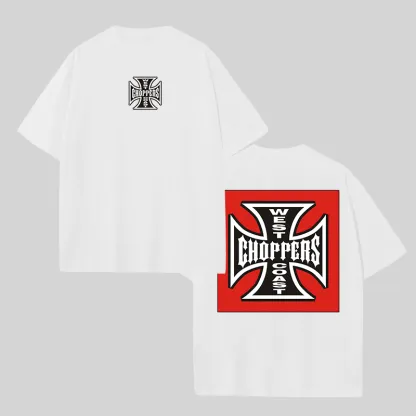 West Coast Choppers Printed Oversized Unisex T-shirts
