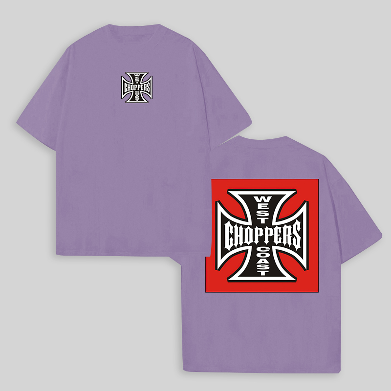 West Coast Choppers Printed Oversized Unisex T-shirts