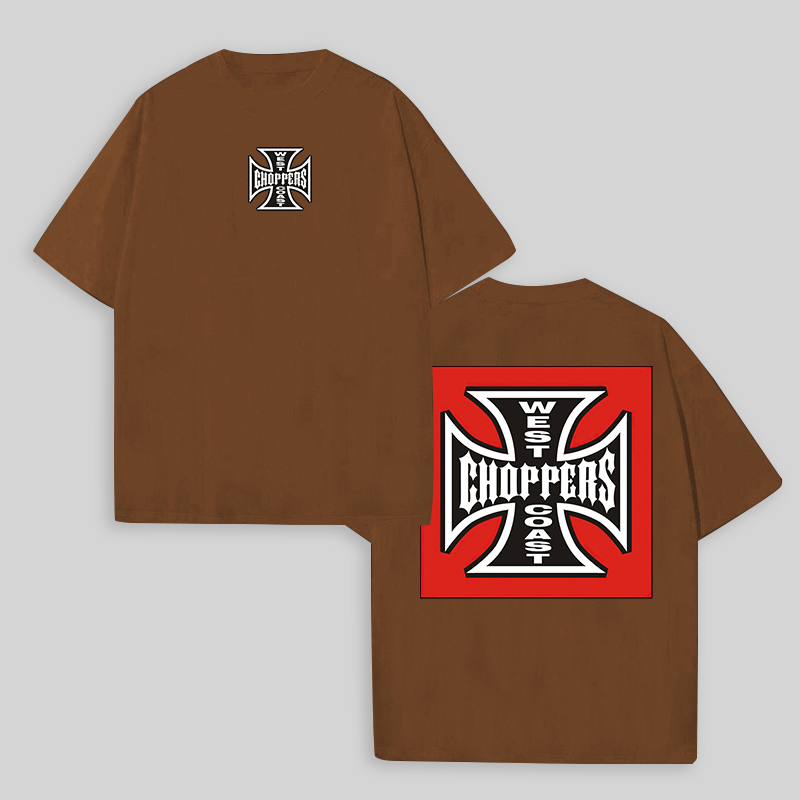 West Coast Choppers Printed Oversized Unisex T-shirts