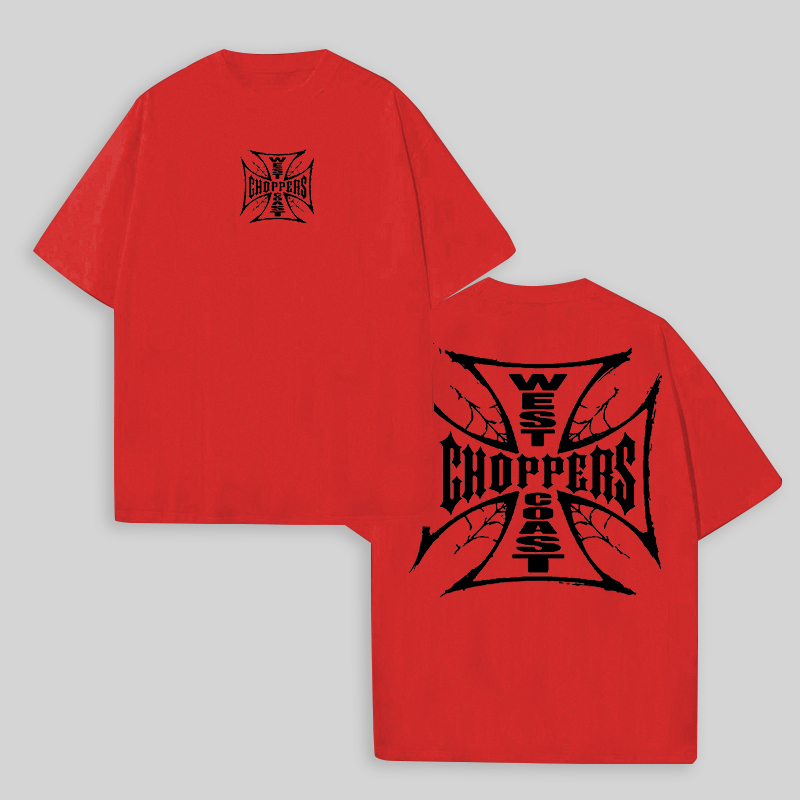 West Coast Choppers Printed Unisex Oversized T-shirts