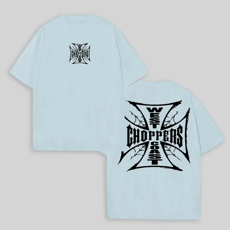 West Coast Choppers Printed Unisex Oversized T-shirts