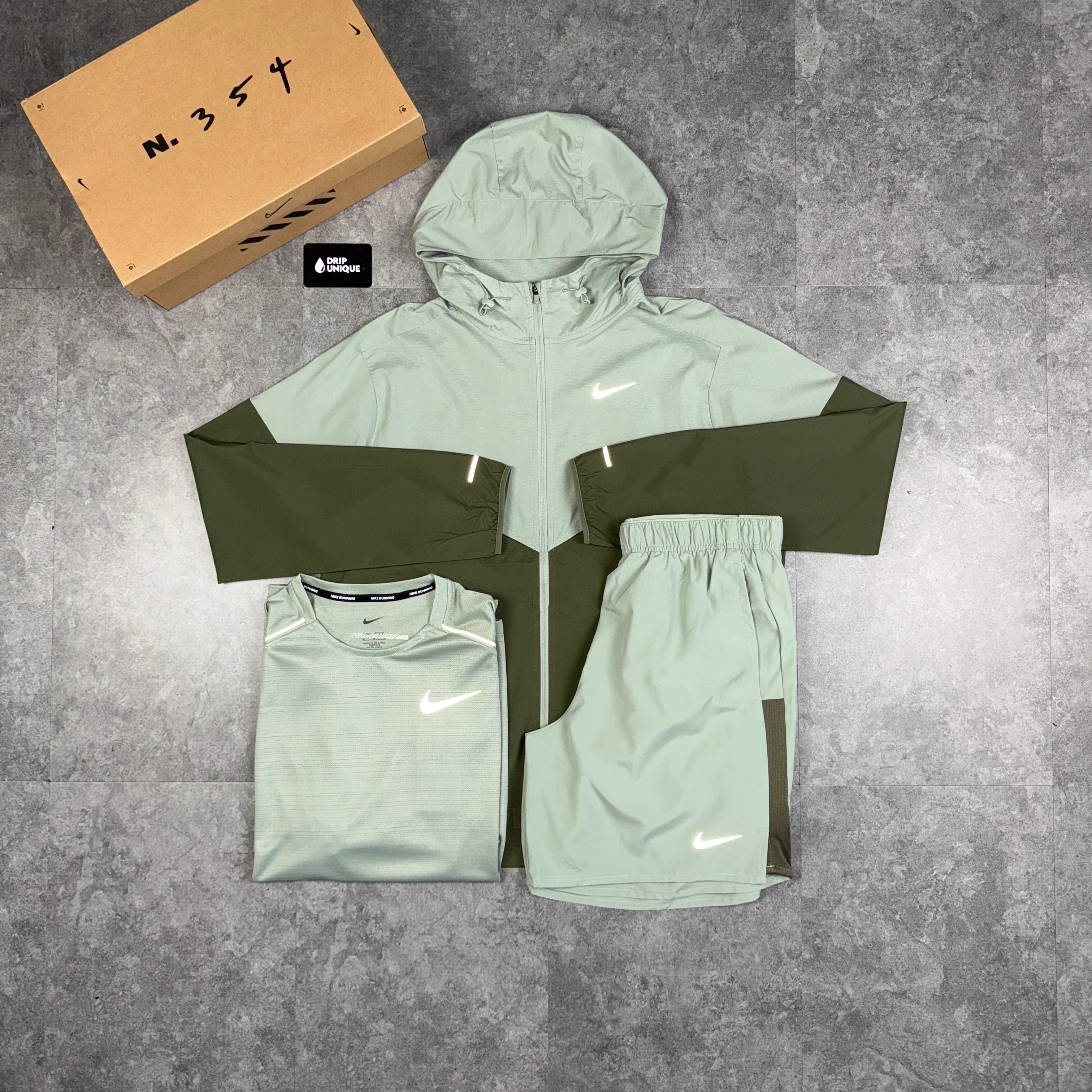Nike Miler T-Shirt Jade Green