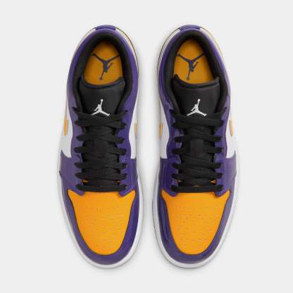 ATHTir JorTHTdan 1 Low SE Mens Lifestyle Shoes (Court Purple/White/Black/University Gold)