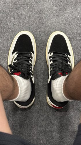TRAVIS SCOTT X NIKE AIR JORDAN 1 LOW OG “Olive” photo review