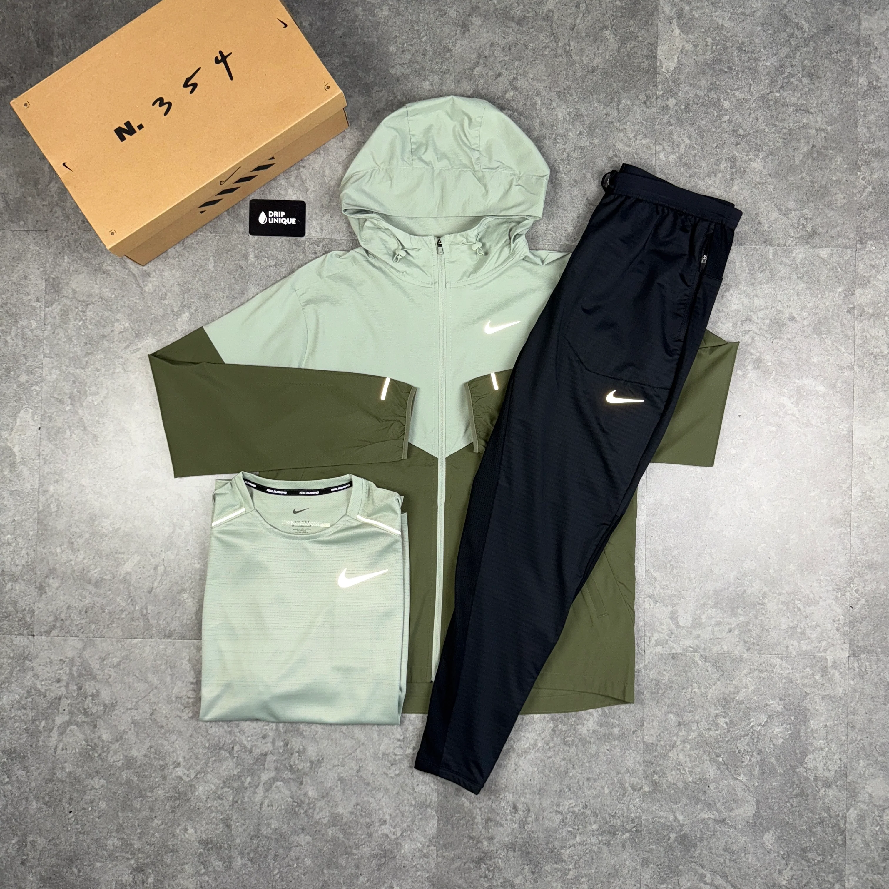 Nike Miler T-Shirt Jade Green