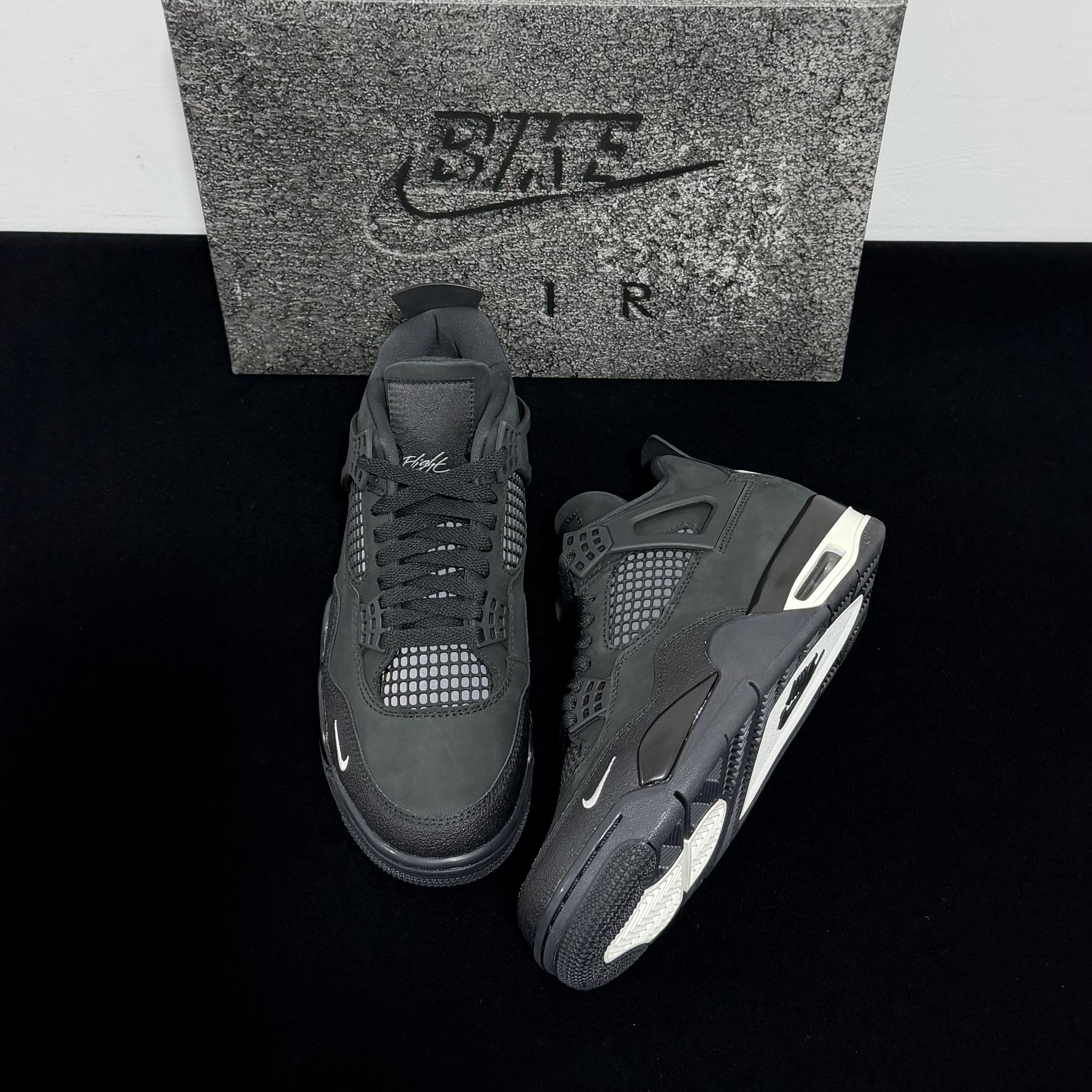 Air Jordan 4 Retro Nigel Sylvester Brick by Brick Black