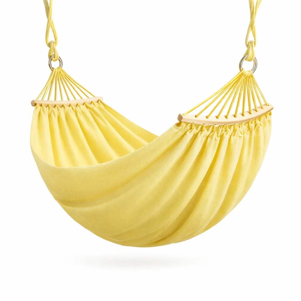 Hängematte Baumwolle Gelb 200 x 100 cm