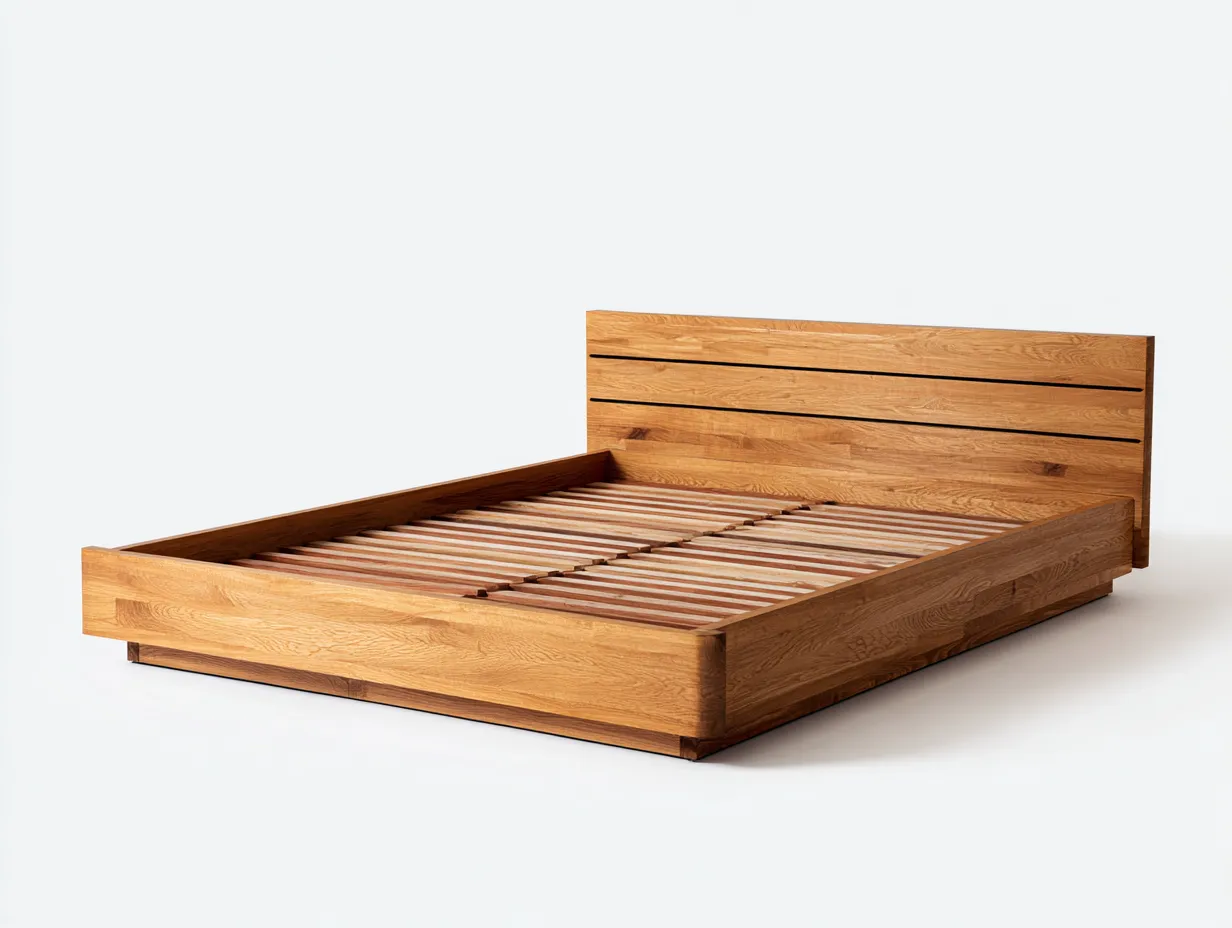 Doppelbett-Holz-210x188x86 cm-Natur-Minimalistisch-Nookgoly