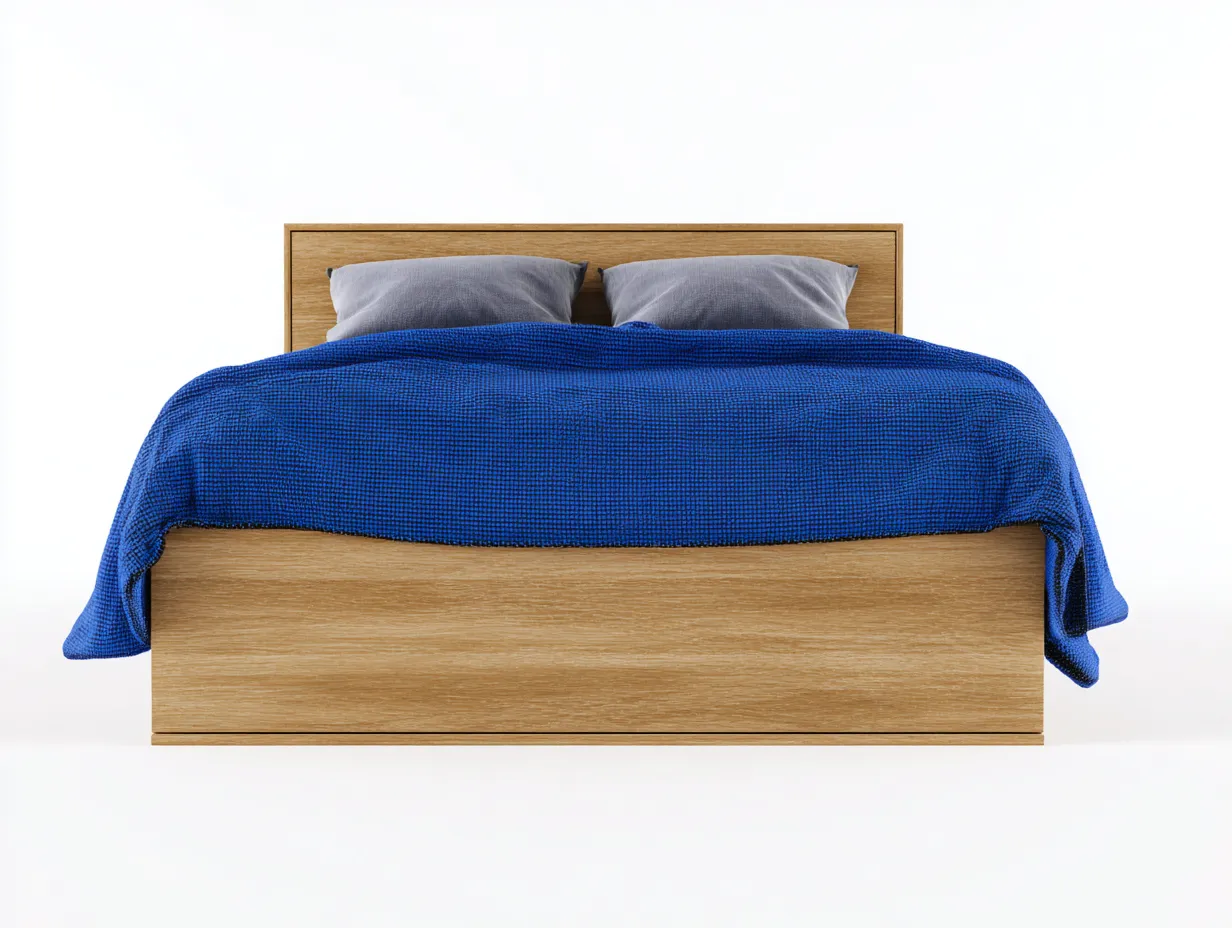 Doppelbett-Holz-208x188x92 cm-Natur-Modern-Nookgoly