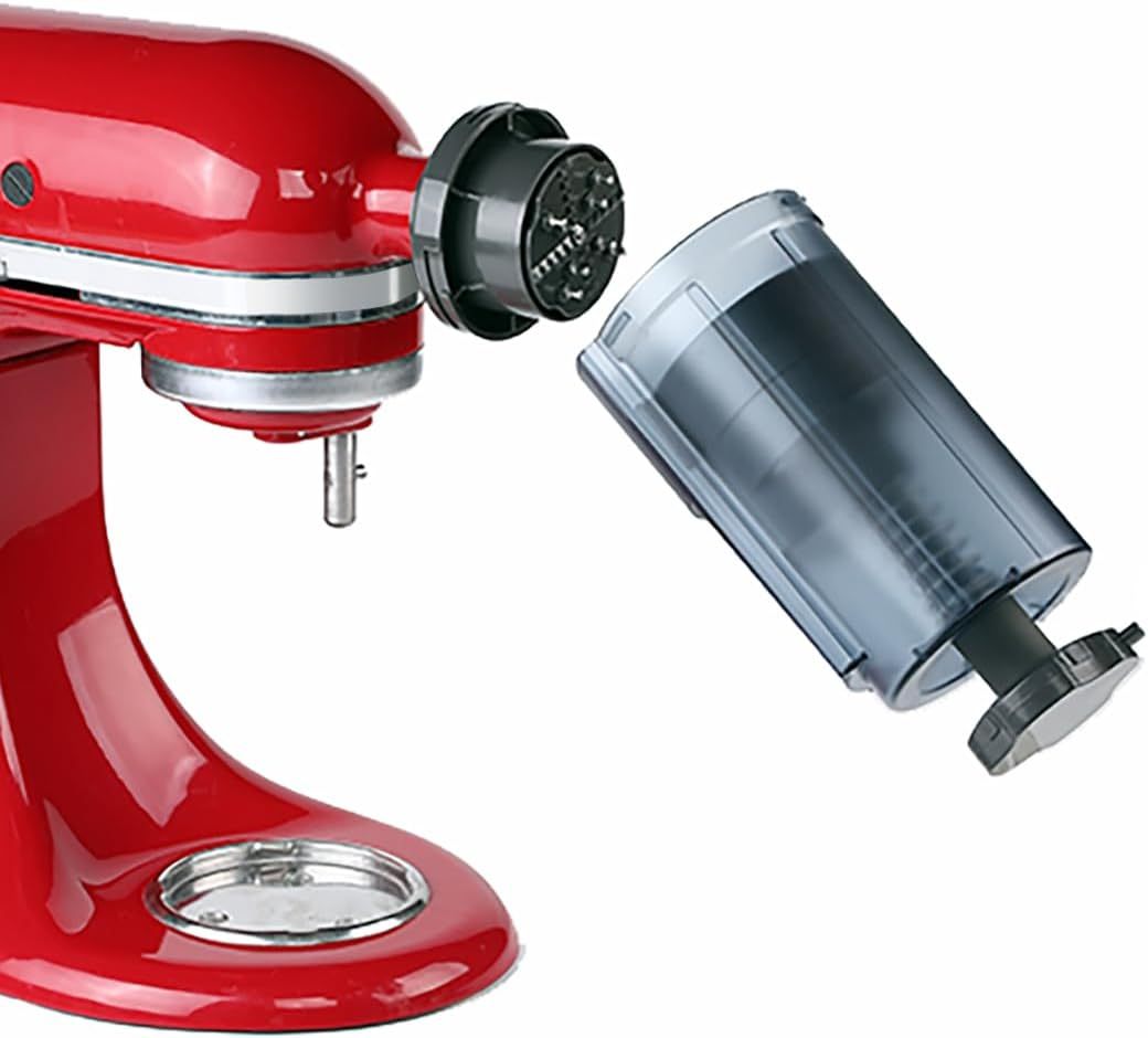 Ice Shaver Attachment for KitchenAid Stand Mixer- Efficient Shaved Ice Maker, High Production Shave Ice Machines Ice Cream Maker, Essential Mixer Parts with 8 Molds - By Aooaid