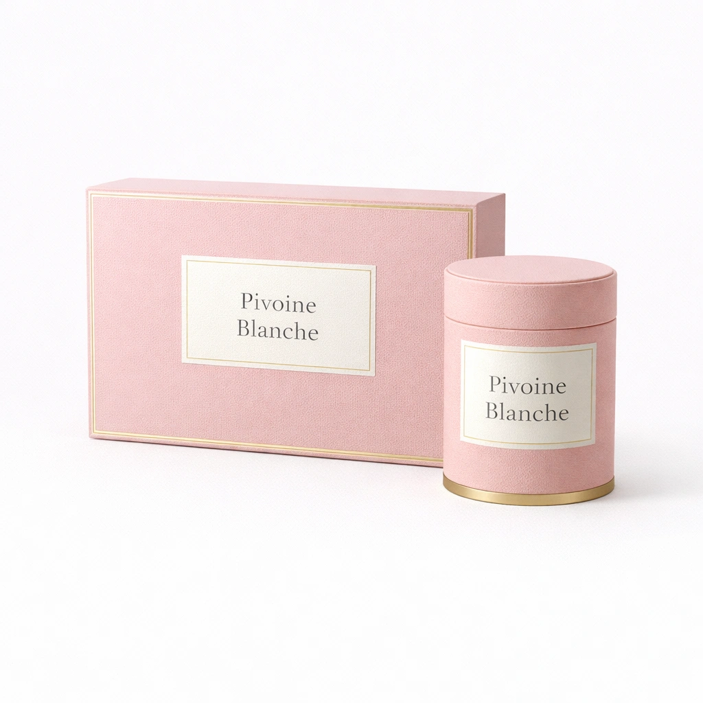 Th Blanc Pivoine Blanche (Bai Mu Dan) ?C Coffret Cadeau (Rose)-cozexa