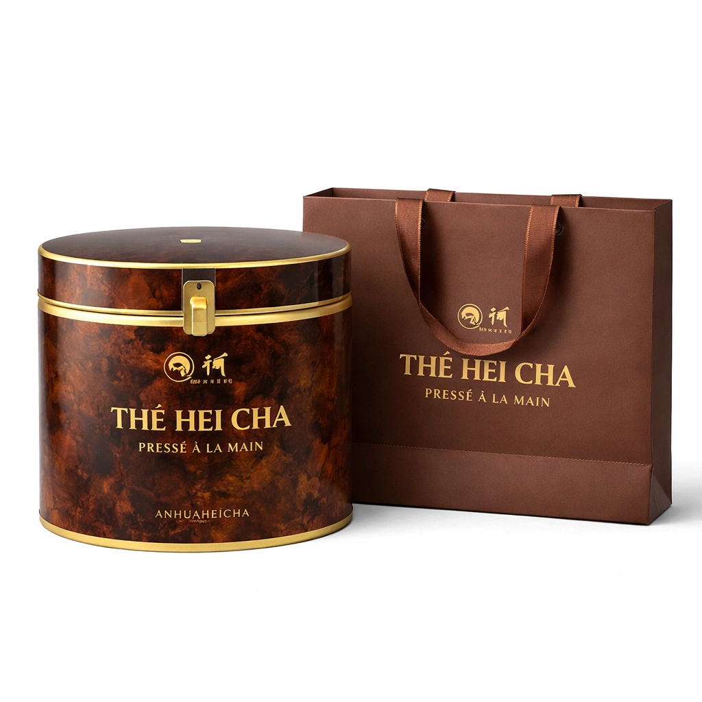 Coffret de th Hei Cha 120 g avec bo?te mtallique et sac-cozexa